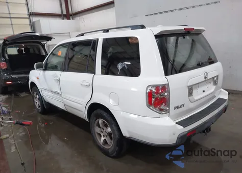 2007 Honda Pilot Ex-L из США, поврежденный, VIN 5FNYF28597B034530